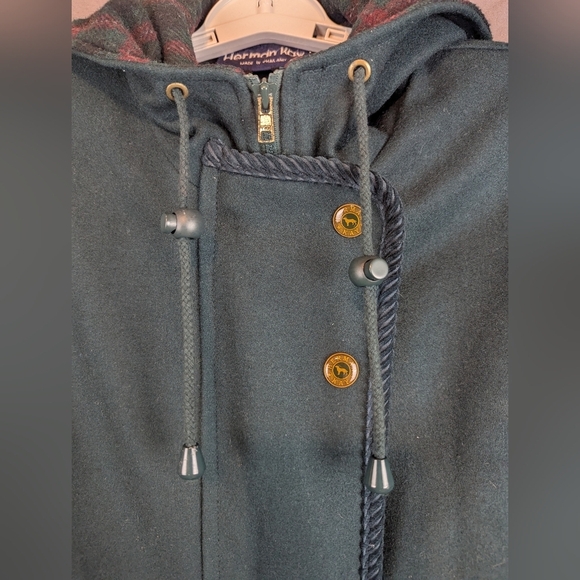 Herman Kay Size 14 70% Wool Pea Coat Vintage - Picture 11 of 16